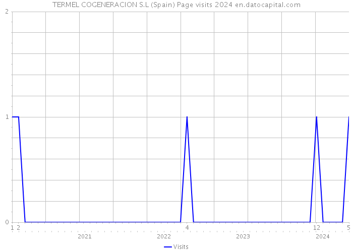 TERMEL COGENERACION S.L (Spain) Page visits 2024 