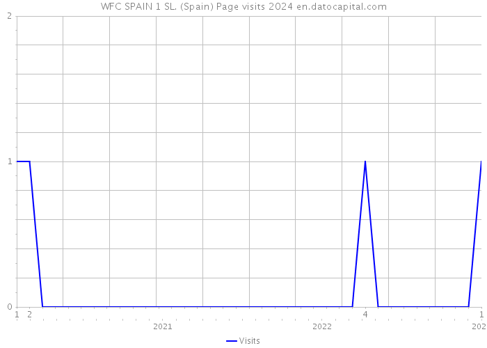 WFC SPAIN 1 SL. (Spain) Page visits 2024 