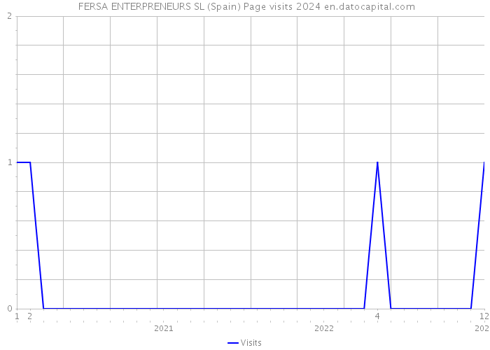  FERSA ENTERPRENEURS SL (Spain) Page visits 2024 
