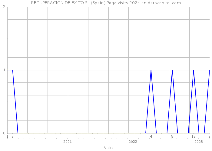 RECUPERACION DE EXITO SL (Spain) Page visits 2024 
