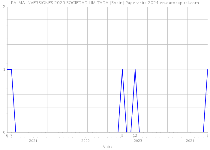 PALMA INVERSIONES 2020 SOCIEDAD LIMITADA (Spain) Page visits 2024 