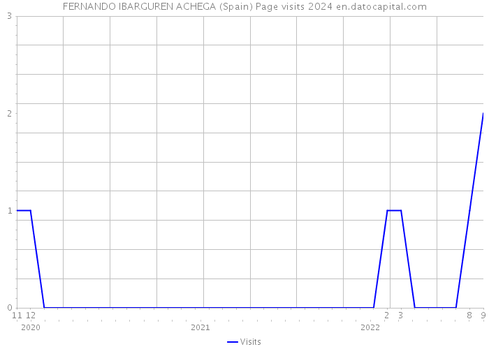 FERNANDO IBARGUREN ACHEGA (Spain) Page visits 2024 