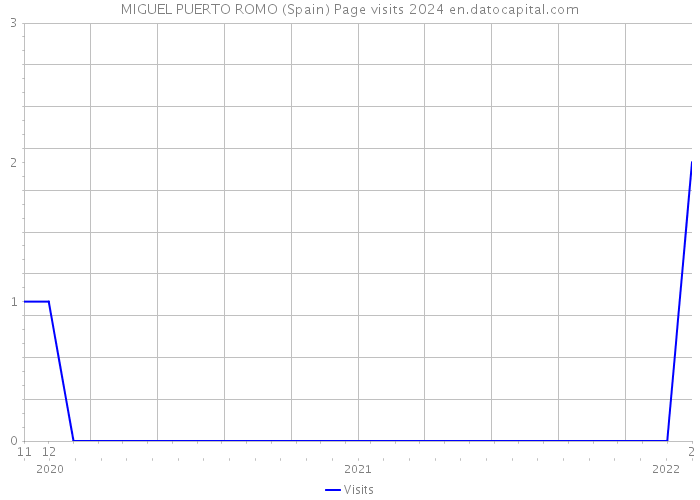 MIGUEL PUERTO ROMO (Spain) Page visits 2024 