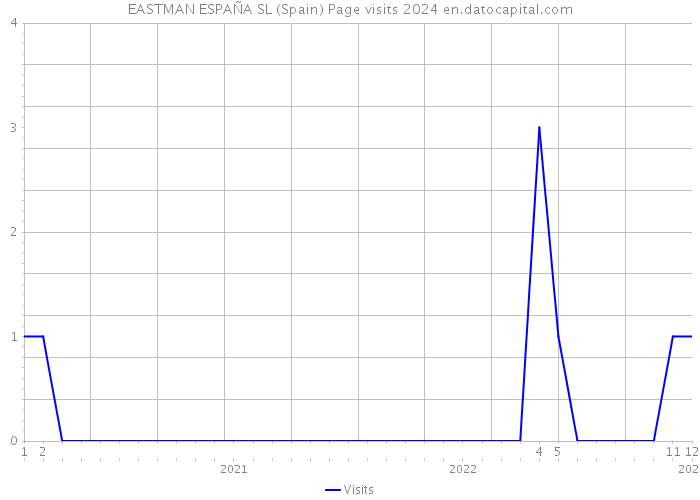 EASTMAN ESPAÑA SL (Spain) Page visits 2024 
