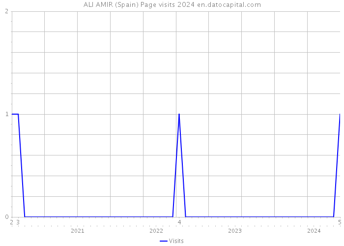 ALI AMIR (Spain) Page visits 2024 