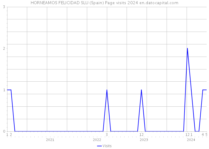 HORNEAMOS FELICIDAD SLU (Spain) Page visits 2024 