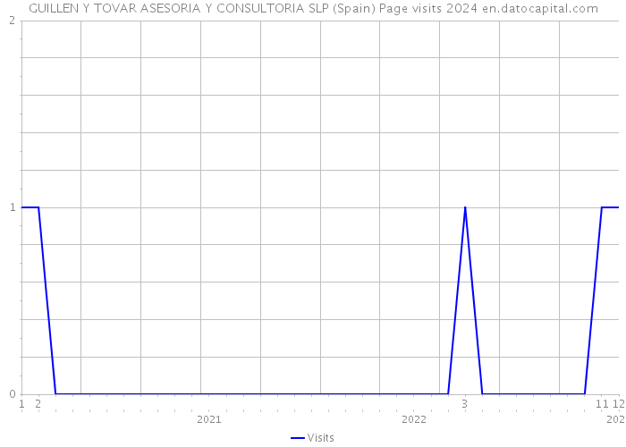 GUILLEN Y TOVAR ASESORIA Y CONSULTORIA SLP (Spain) Page visits 2024 