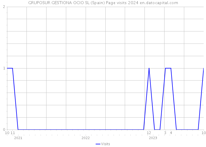 GRUPOSUR GESTIONA OCIO SL (Spain) Page visits 2024 