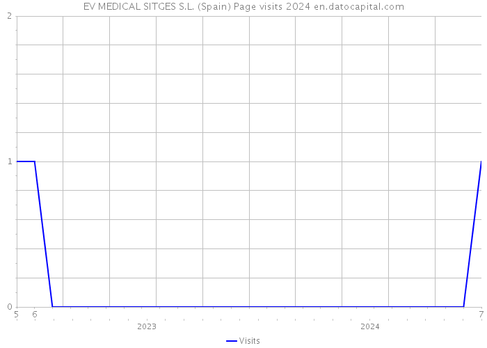 EV MEDICAL SITGES S.L. (Spain) Page visits 2024 