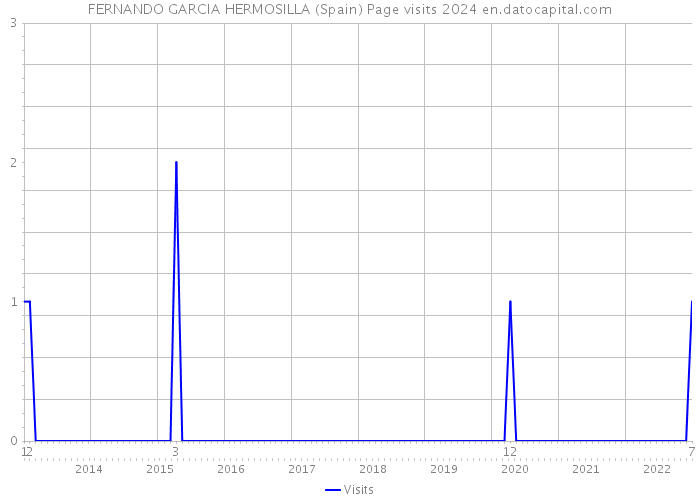 FERNANDO GARCIA HERMOSILLA (Spain) Page visits 2024 
