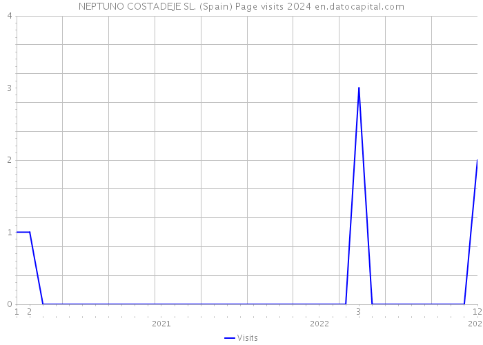 NEPTUNO COSTADEJE SL. (Spain) Page visits 2024 