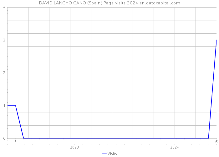 DAVID LANCHO CANO (Spain) Page visits 2024 