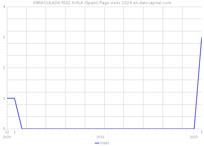 INMACULADA RUIZ AVILA (Spain) Page visits 2024 