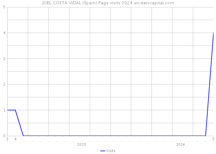 JOEL COSTA VIDAL (Spain) Page visits 2024 