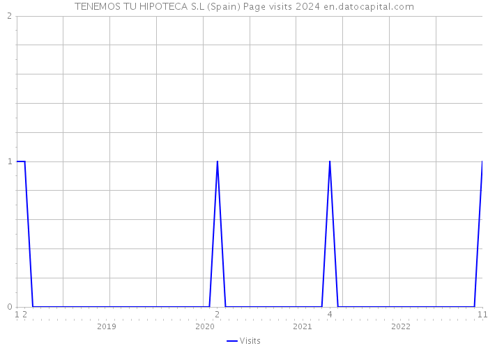 TENEMOS TU HIPOTECA S.L (Spain) Page visits 2024 