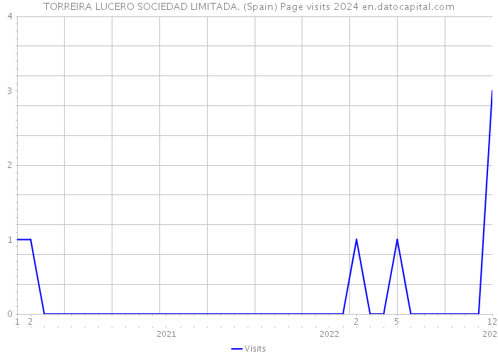 TORREIRA LUCERO SOCIEDAD LIMITADA. (Spain) Page visits 2024 