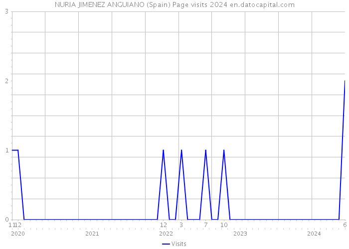 NURIA JIMENEZ ANGUIANO (Spain) Page visits 2024 