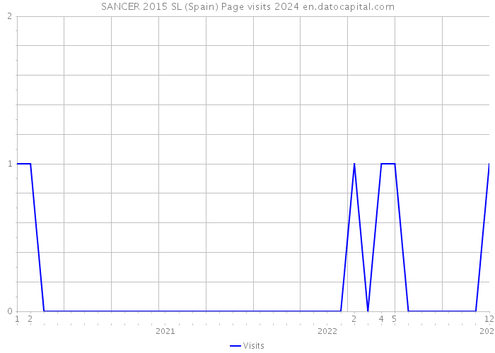 SANCER 2015 SL (Spain) Page visits 2024 