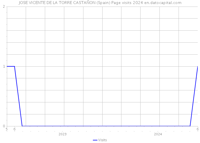 JOSE VICENTE DE LA TORRE CASTAÑON (Spain) Page visits 2024 