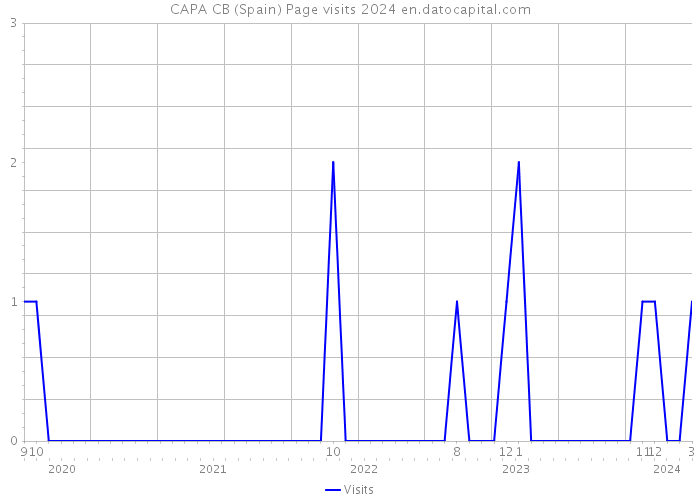 CAPA CB (Spain) Page visits 2024 