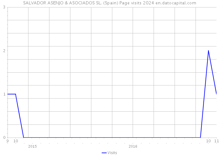SALVADOR ASENJO & ASOCIADOS SL. (Spain) Page visits 2024 