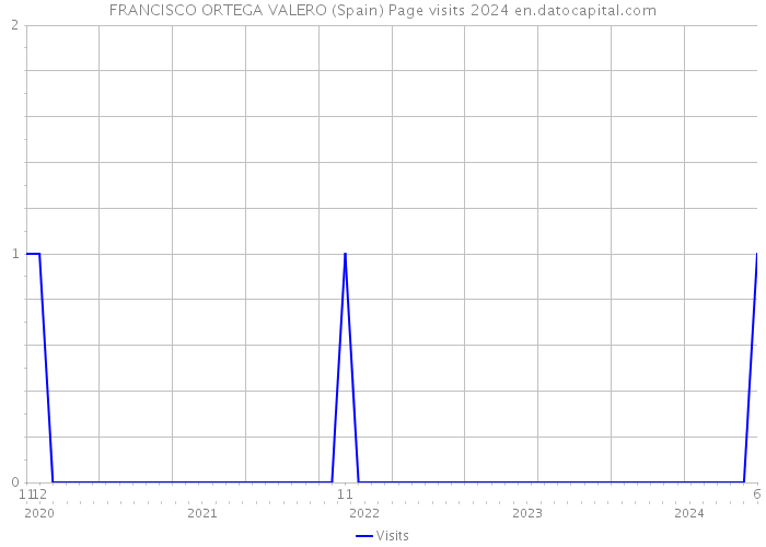 FRANCISCO ORTEGA VALERO (Spain) Page visits 2024 