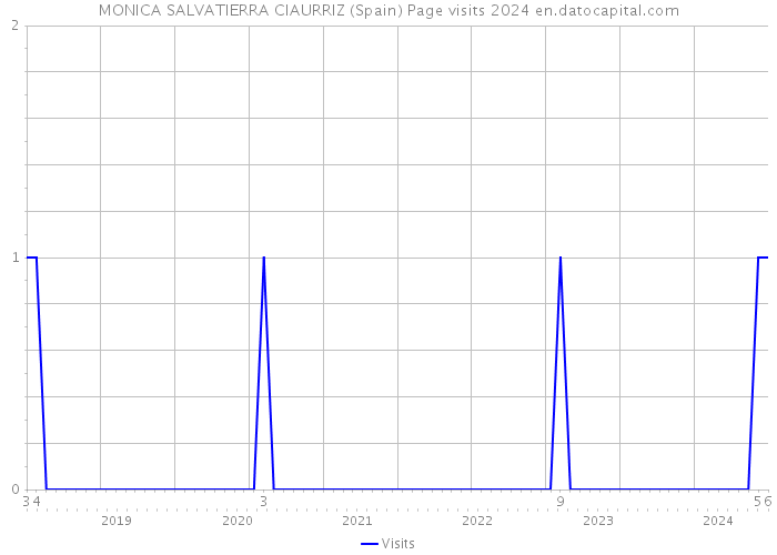 MONICA SALVATIERRA CIAURRIZ (Spain) Page visits 2024 