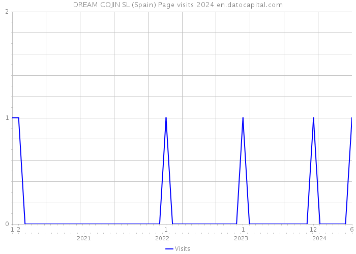 DREAM COJIN SL (Spain) Page visits 2024 