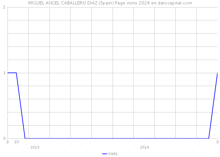 MIGUEL ANGEL CABALLERO DIAZ (Spain) Page visits 2024 