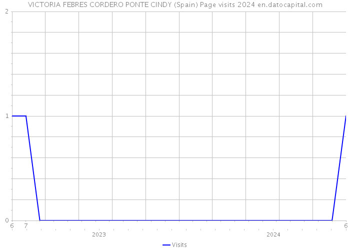 VICTORIA FEBRES CORDERO PONTE CINDY (Spain) Page visits 2024 