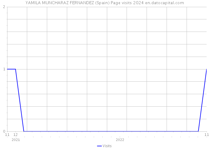 YAMILA MUNCHARAZ FERNANDEZ (Spain) Page visits 2024 