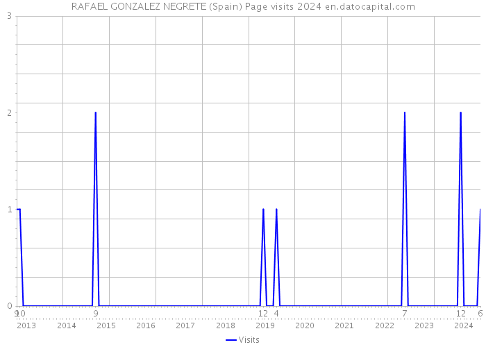 RAFAEL GONZALEZ NEGRETE (Spain) Page visits 2024 