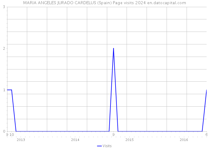 MARIA ANGELES JURADO CARDELUS (Spain) Page visits 2024 