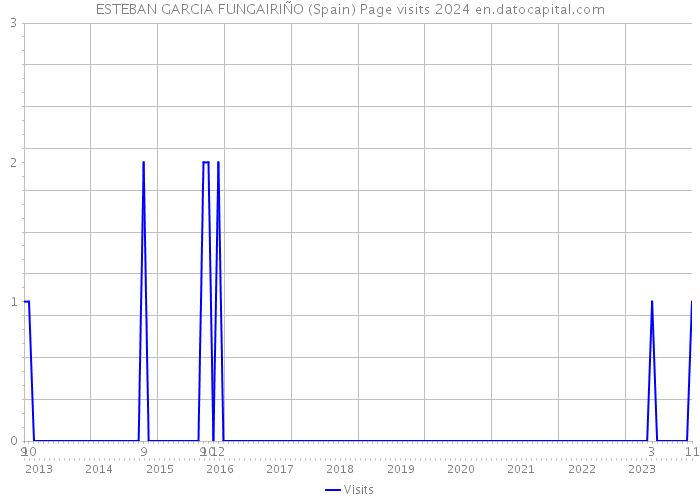 ESTEBAN GARCIA FUNGAIRIÑO (Spain) Page visits 2024 