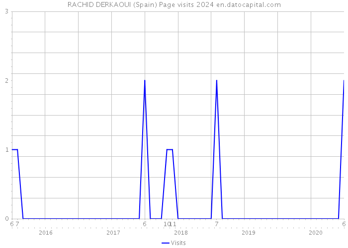RACHID DERKAOUI (Spain) Page visits 2024 