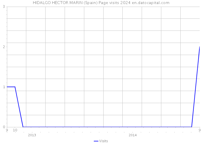 HIDALGO HECTOR MARIN (Spain) Page visits 2024 