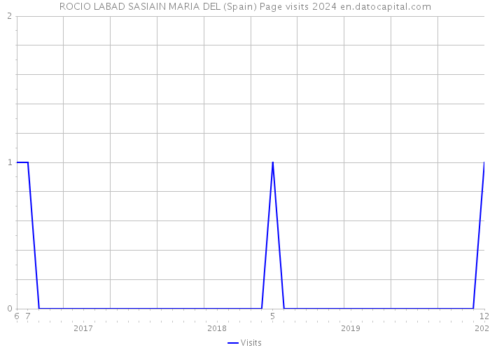 ROCIO LABAD SASIAIN MARIA DEL (Spain) Page visits 2024 