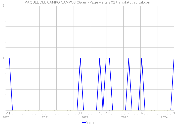 RAQUEL DEL CAMPO CAMPOS (Spain) Page visits 2024 