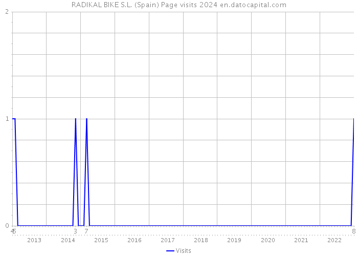 RADIKAL BIKE S.L. (Spain) Page visits 2024 