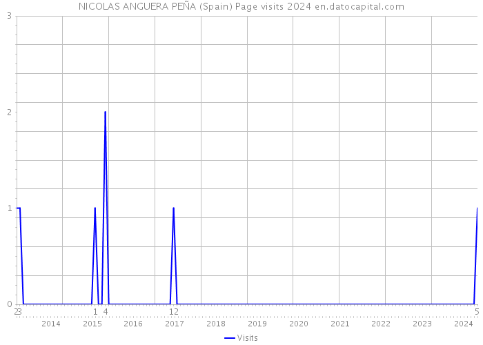 NICOLAS ANGUERA PEÑA (Spain) Page visits 2024 