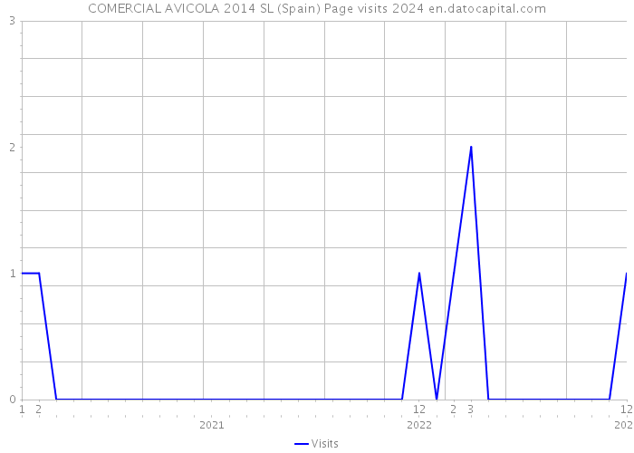 COMERCIAL AVICOLA 2014 SL (Spain) Page visits 2024 