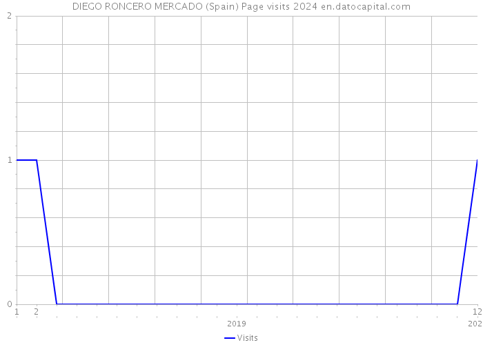 DIEGO RONCERO MERCADO (Spain) Page visits 2024 