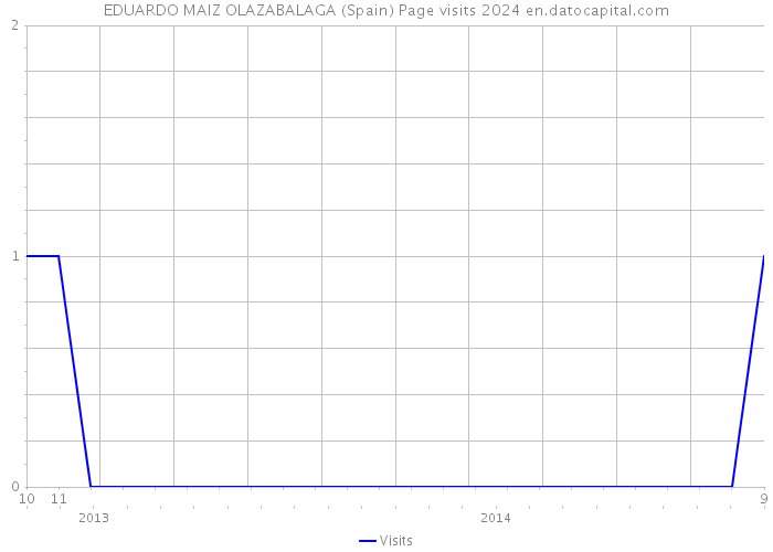 EDUARDO MAIZ OLAZABALAGA (Spain) Page visits 2024 