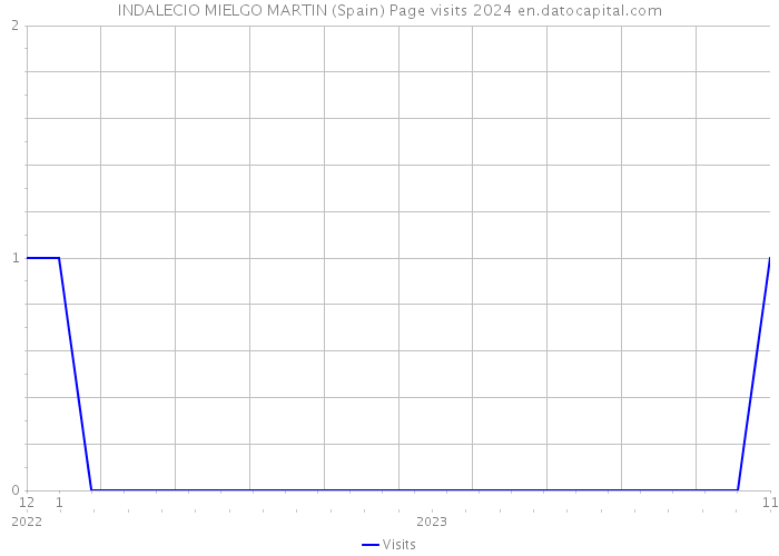 INDALECIO MIELGO MARTIN (Spain) Page visits 2024 