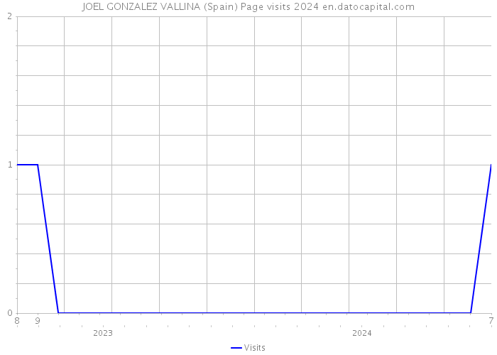 JOEL GONZALEZ VALLINA (Spain) Page visits 2024 