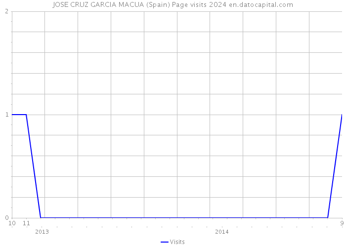 JOSE CRUZ GARCIA MACUA (Spain) Page visits 2024 