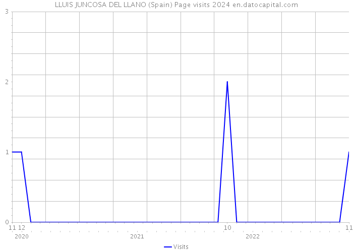 LLUIS JUNCOSA DEL LLANO (Spain) Page visits 2024 