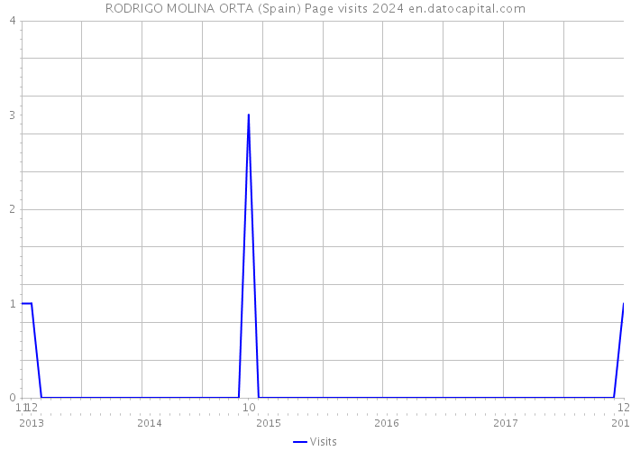 RODRIGO MOLINA ORTA (Spain) Page visits 2024 