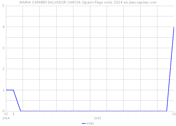 MARIA CARMEN SALVADOR GARCIA (Spain) Page visits 2024 