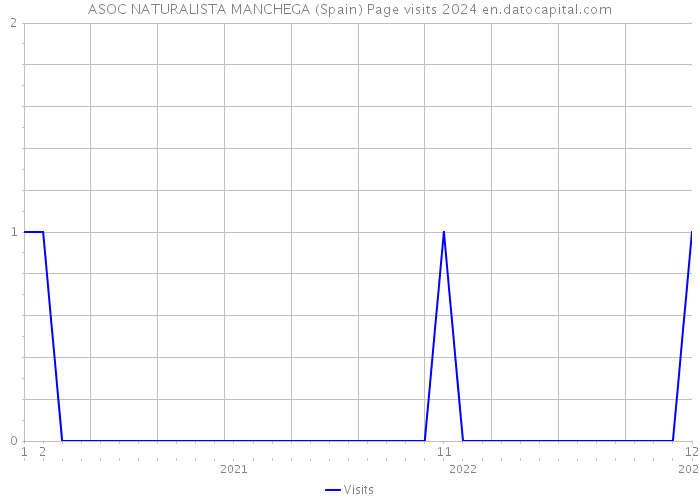 ASOC NATURALISTA MANCHEGA (Spain) Page visits 2024 